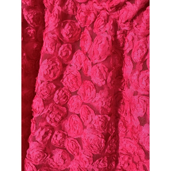 Meet me in Santorini Rosebud Babydoll Mini Dress Ruffle Cap Sleeve Tie Back Sz M - Picture 6 of 12